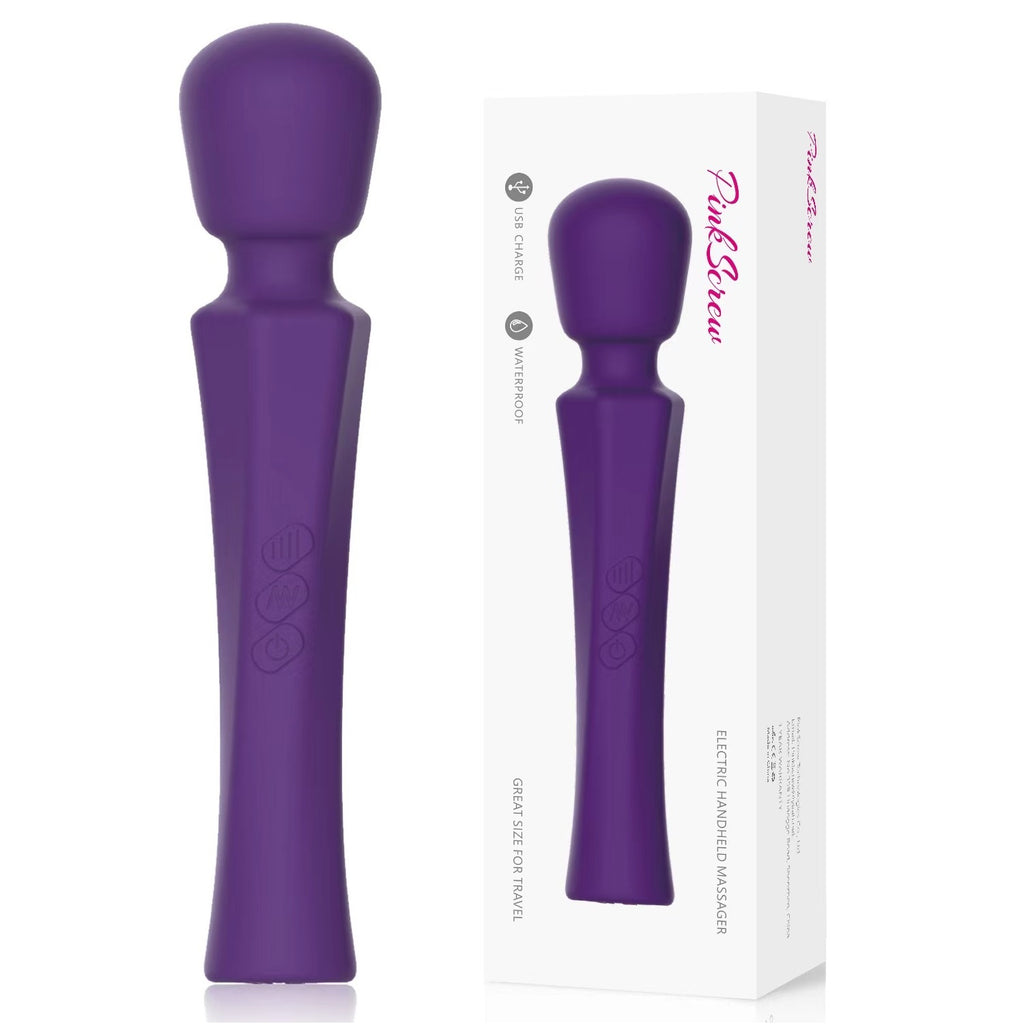 Pinkscrew Handheld Electric Massager-PW03-Purple