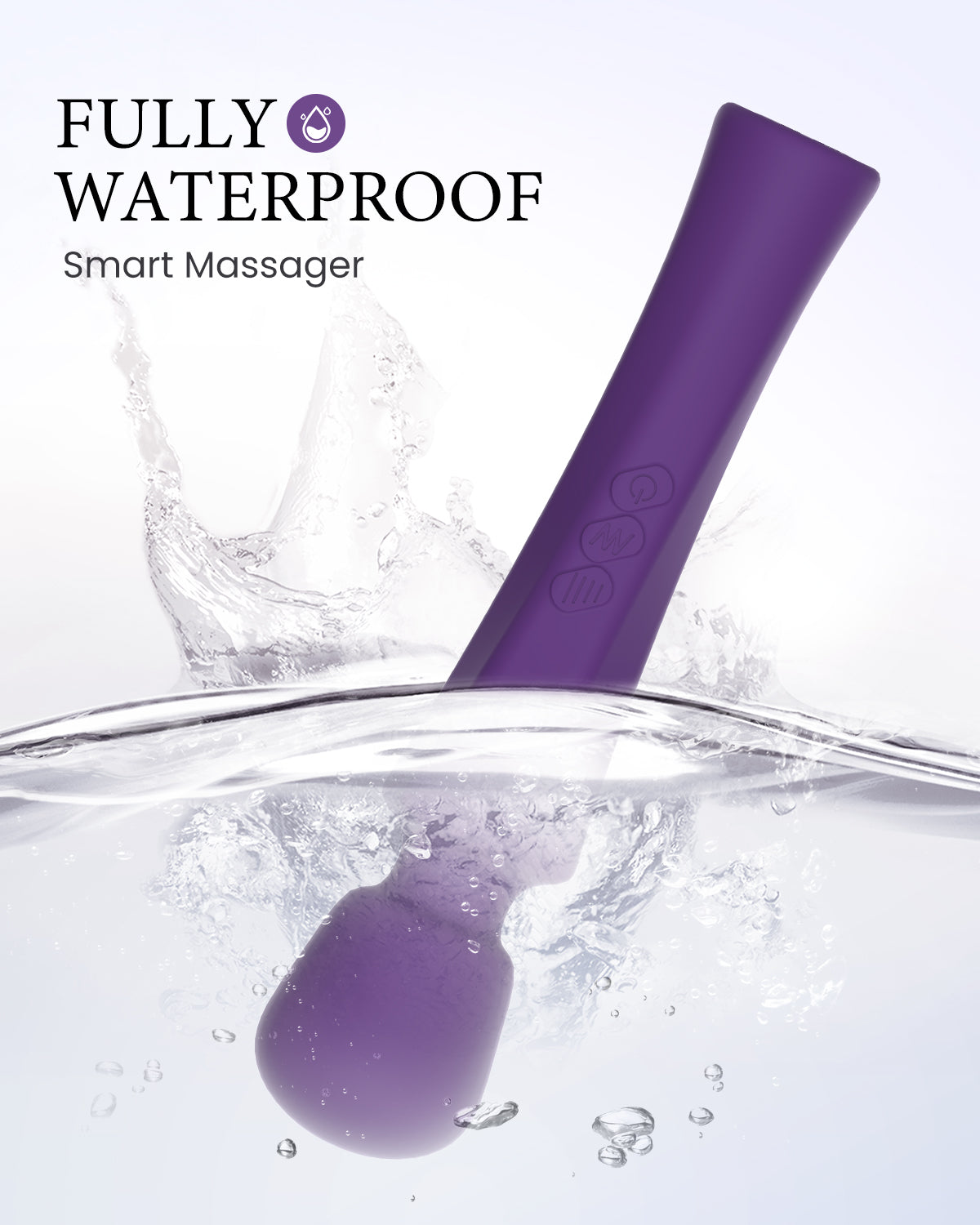 Pinkscrew Handheld Electric Massager-PW03-Purple