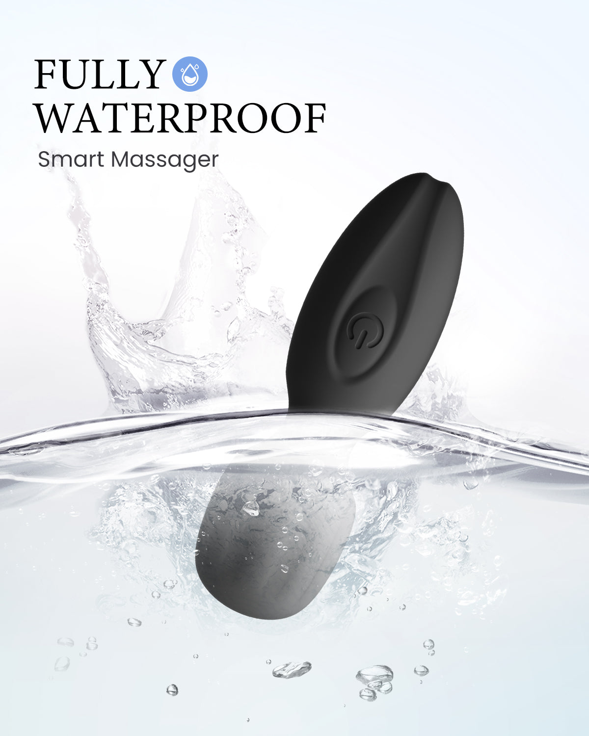 PinkScrew Electric Handheld Massager-PW07-Black