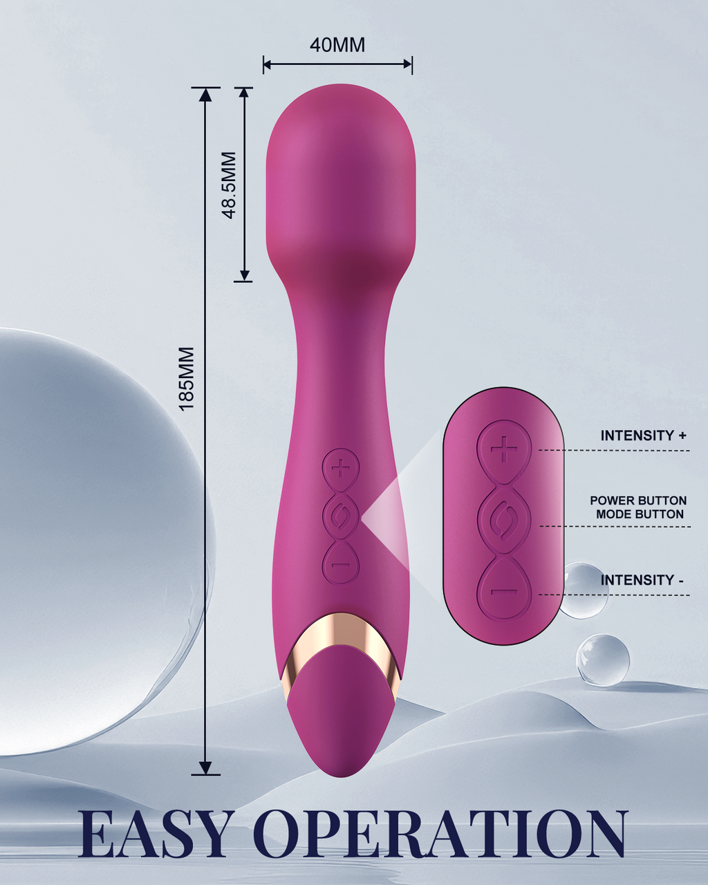Pinkscrew DELIGHT HERMASSAGE WAND-PW01-Purple