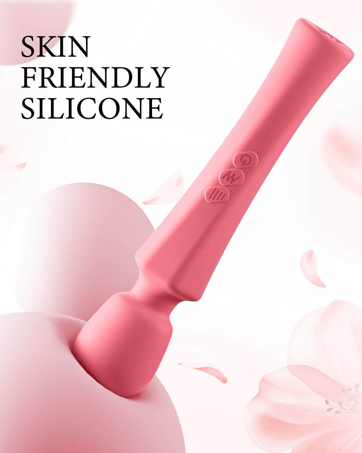 Pinkscrew Handheld Electric Massager-PW03-Pink