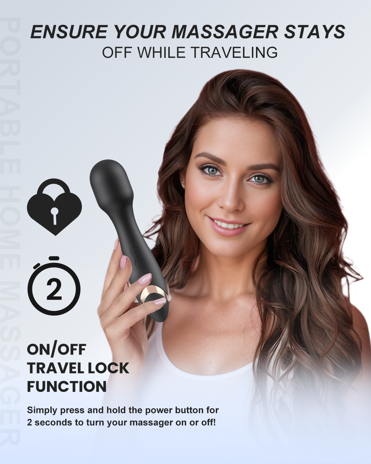 Pinkscrew DELIGHT HERMASSAGE WAND-PW01-Black