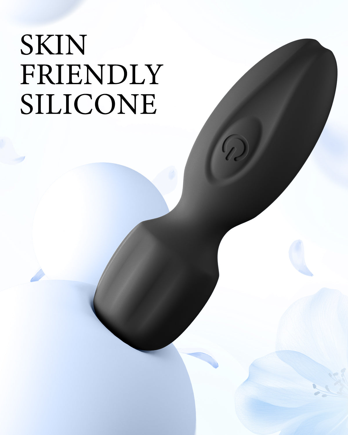 PinkScrew Electric Handheld Massager-PW07-Black