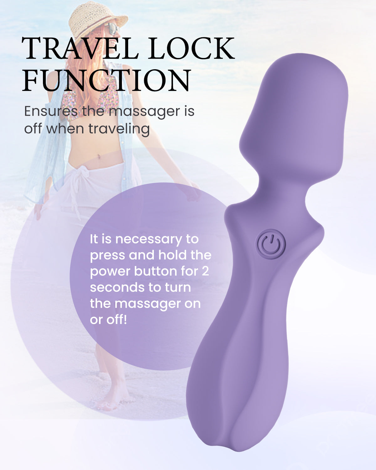 Pinkscrew Handheld Electric Massager-PW04-Purple