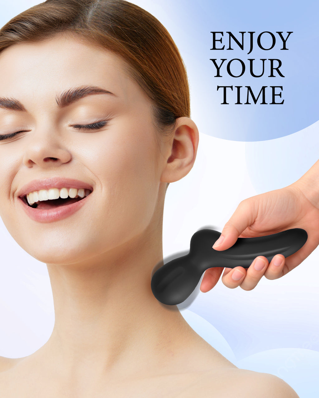 Pinkscrew Handheld Electric Massager-PW02-Black