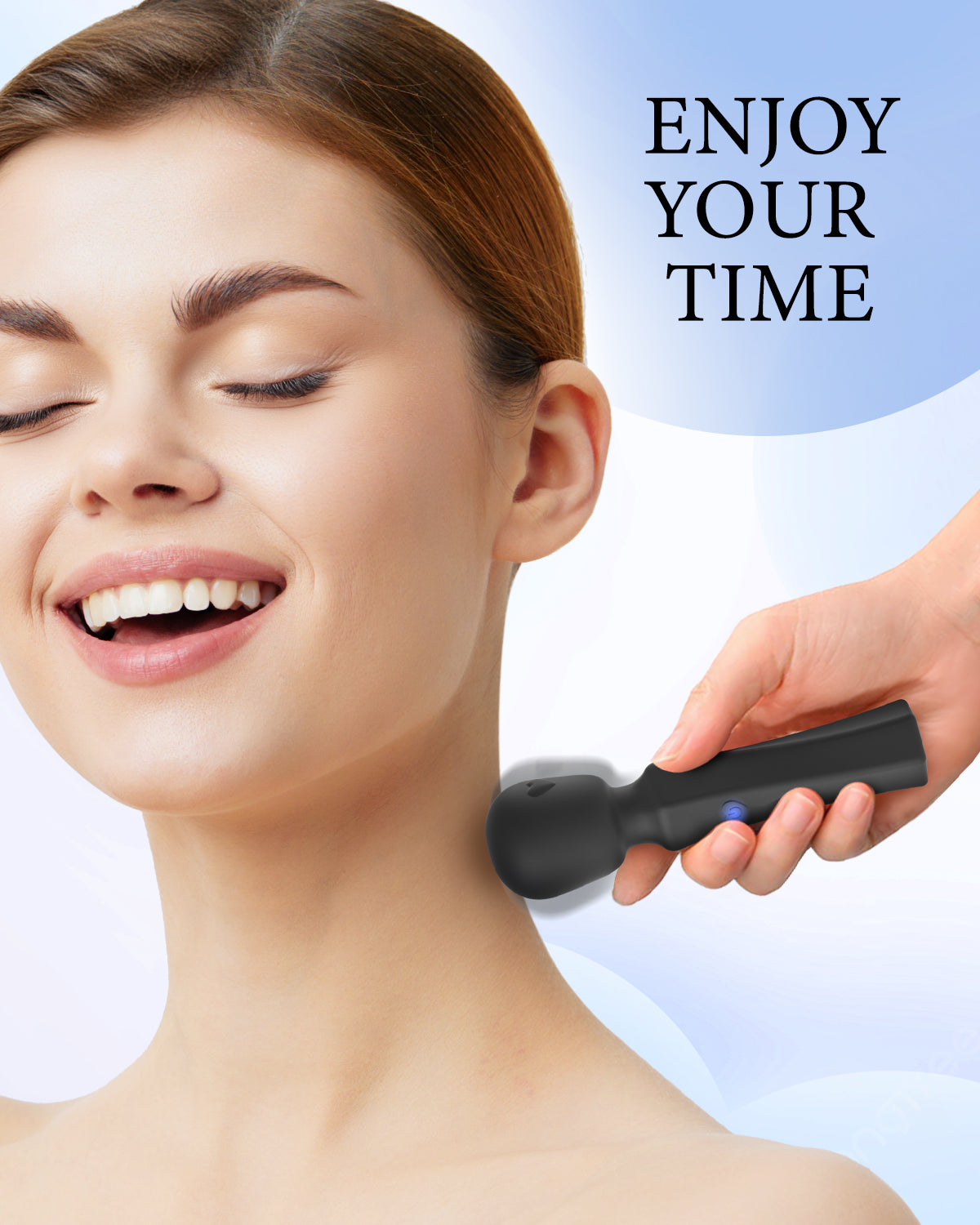 Pinkscrew Pinkmini Mini Handheld Massager-PW06-Black