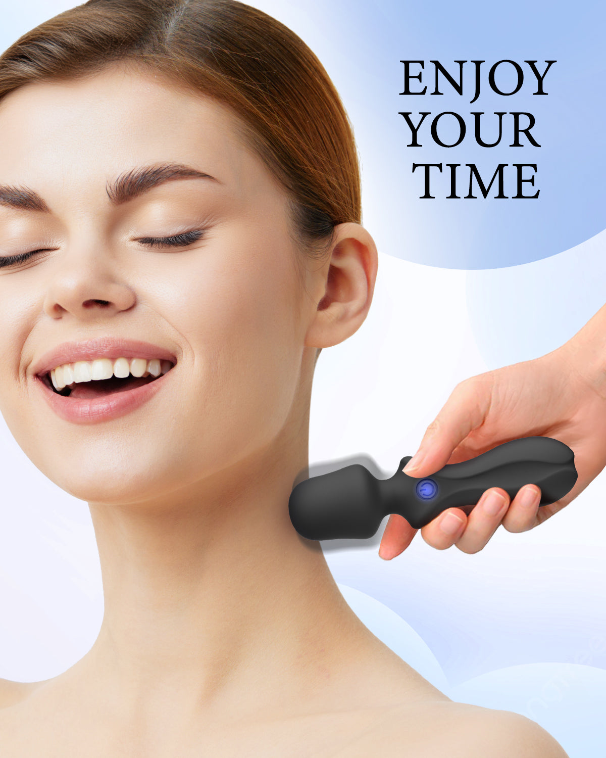 Pinkscrew Handheld Electric Massager-PW04-Black