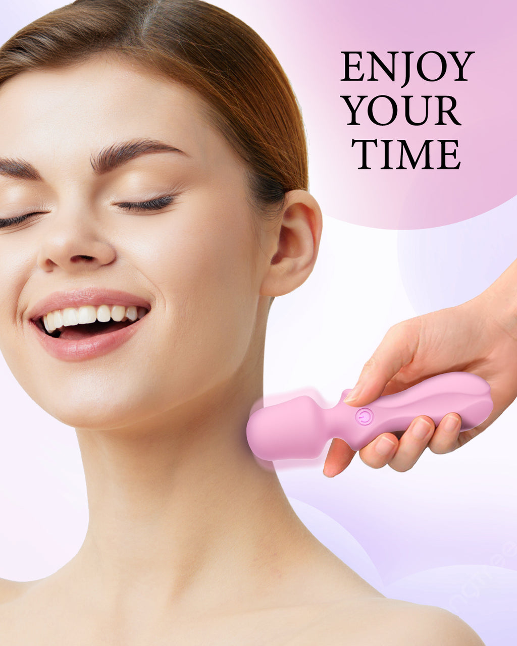 Pinkscrew Handheld Electric Massager-PW04-Pink