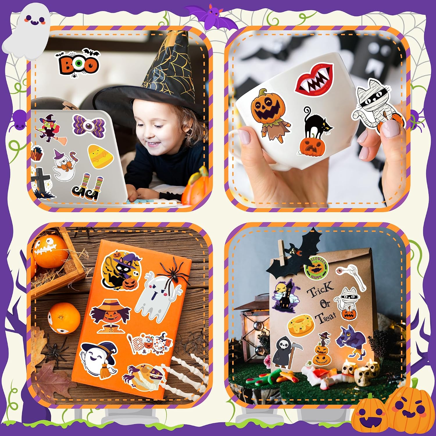 🎃Limited-time discount🎃Halloween Stickers | 100 PCS Halloween Party Favors