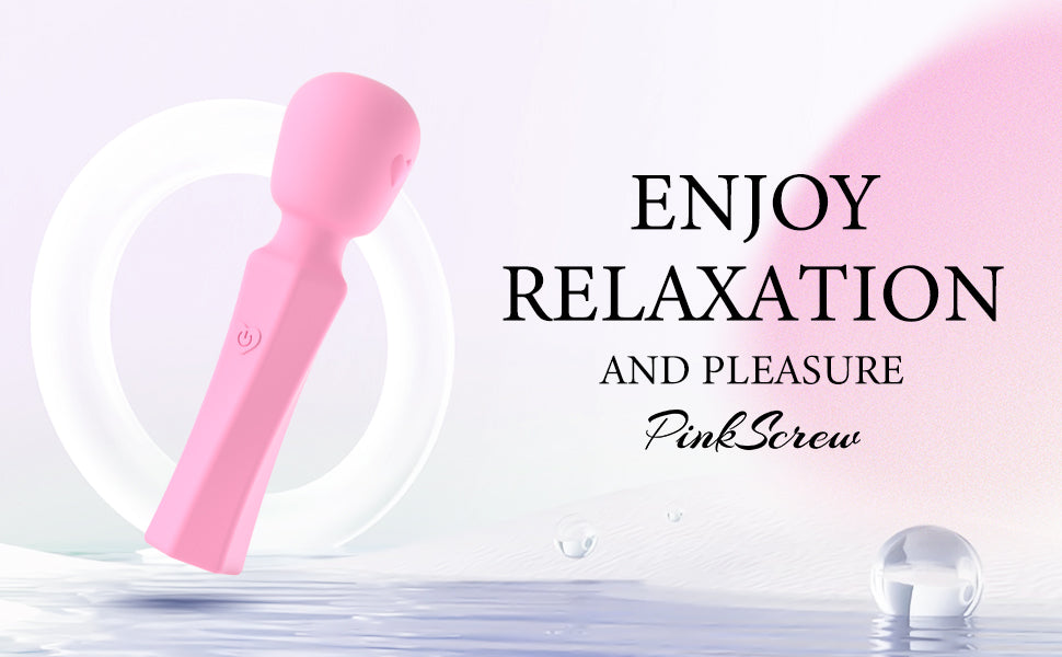 Pinkscrew Pinkmini Mini Handheld Massager-PW06-Pink