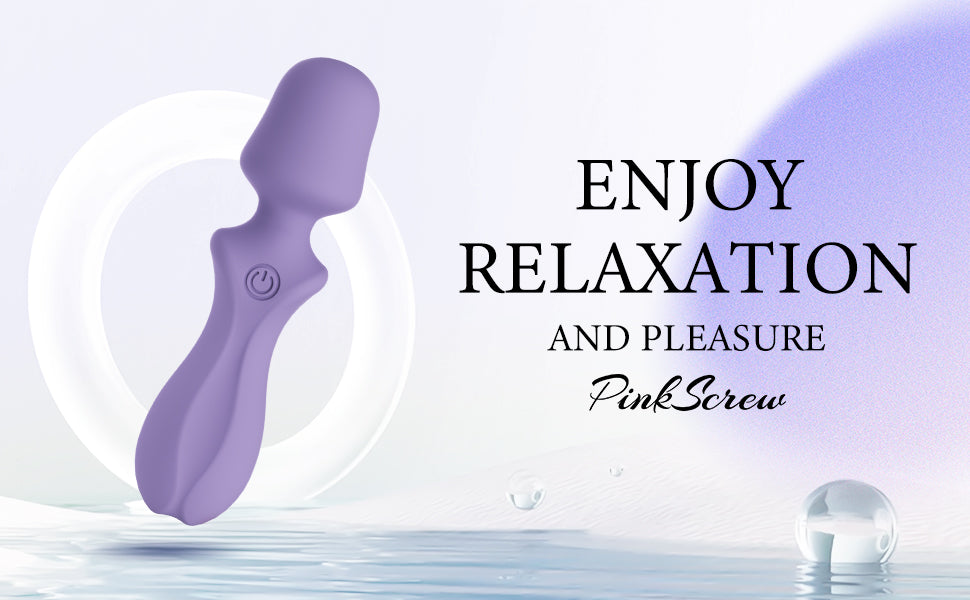 Pinkscrew Handheld Electric Massager-PW04-Purple