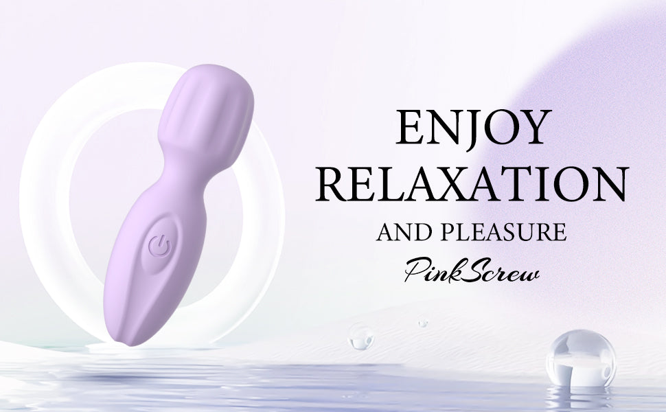 PinkScrew Electric Handheld Massager-PW07-Purple