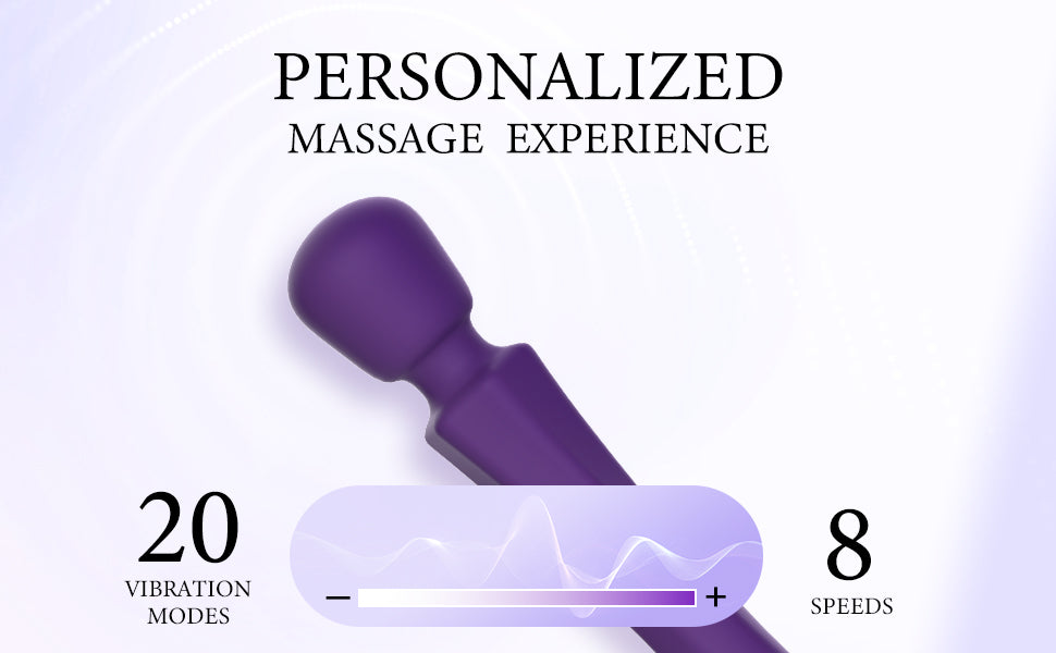 Pinkscrew Handheld Electric Massager-PW03-Purple