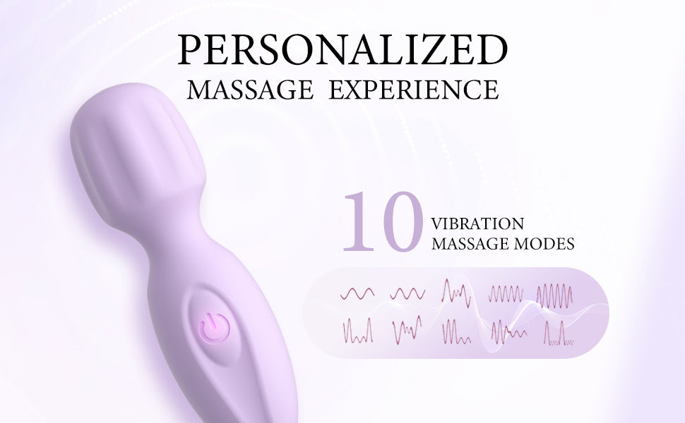 PinkScrew Electric Handheld Massager-PW07-Purple