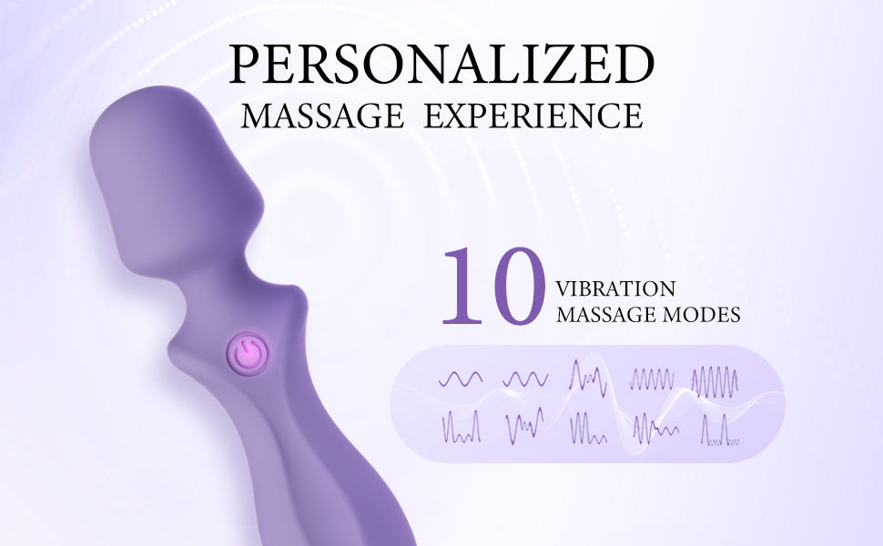 Pinkscrew Handheld Electric Massager-PW04-Purple