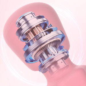 Pinkscrew Handheld Electric Massager-PW03-Pink