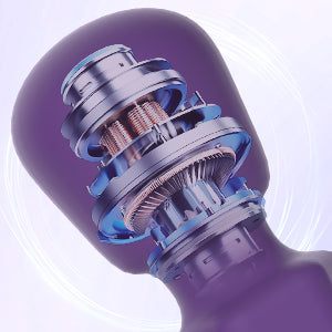 Pinkscrew Handheld Electric Massager-PW03-Purple