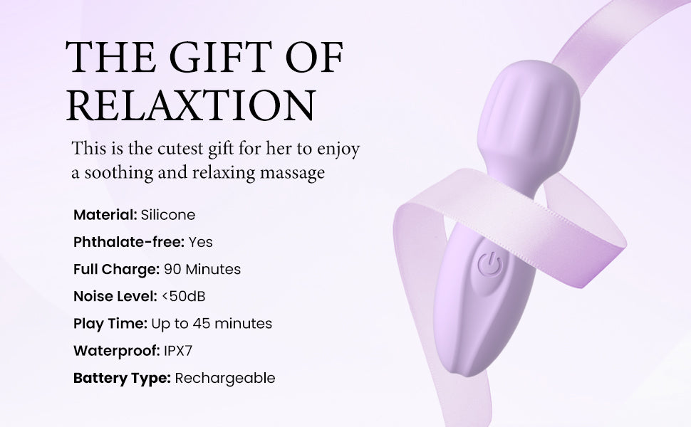 PinkScrew Electric Handheld Massager-PW07-Purple
