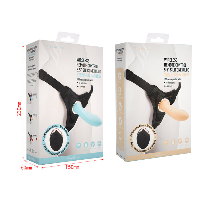PinkScrew WIRELESS REMOTE CONTROL 5.5 SILICONE DILD0 MK6801