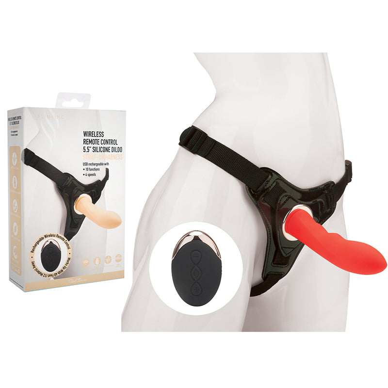 PinkScrew WIRELESS REMOTE CONTROL 5.5 SILICONE DILD0 MK6801