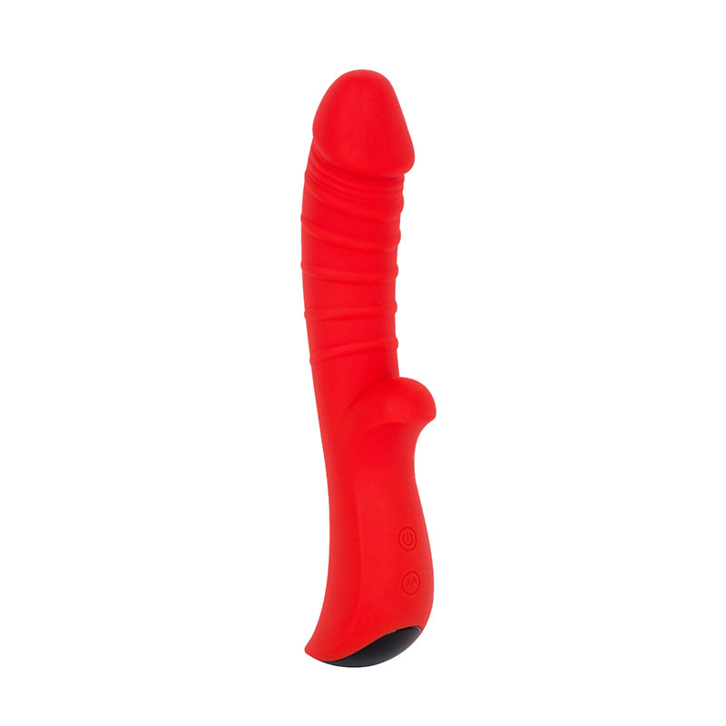 PinkScrew5" SILICONE WILD PASSION USB rechargeable with 10 functions