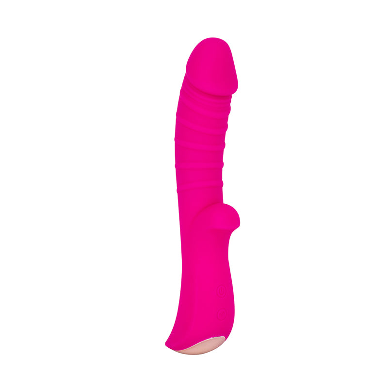 PinkScrew5" SILICONE WILD PASSION USB rechargeable with 10 functions