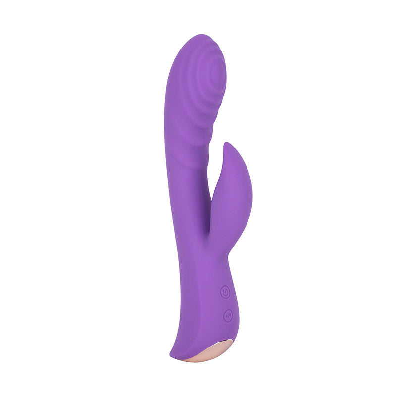 PinkScrew 5" SILICONE RIPPLE PASSION USB rechargeable with 10 functions
