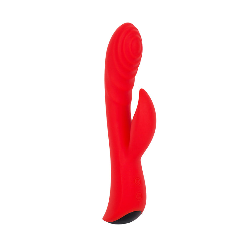 PinkScrew 5" SILICONE RIPPLE PASSION USB rechargeable with 10 functions