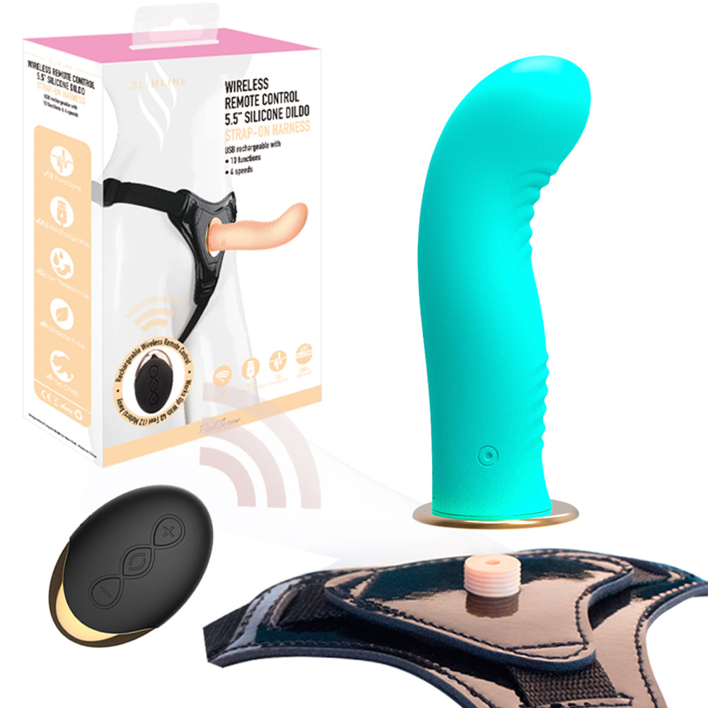 PinkScrew WIRELESS REMOTE CONTROL 5.5 SILICONE DILD0 MK6802